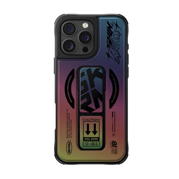 SkinArma iPhone 16 Pro Kira Kobai Magsafe Case With Grip stand | Hologram SkinArma iPhone 16 Pro Kira Kobai Magsafe Case With Grip stand | Hologram